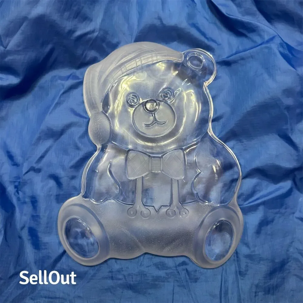 Mikasa Vintage Crystal Holiday Bear Platter 11.5